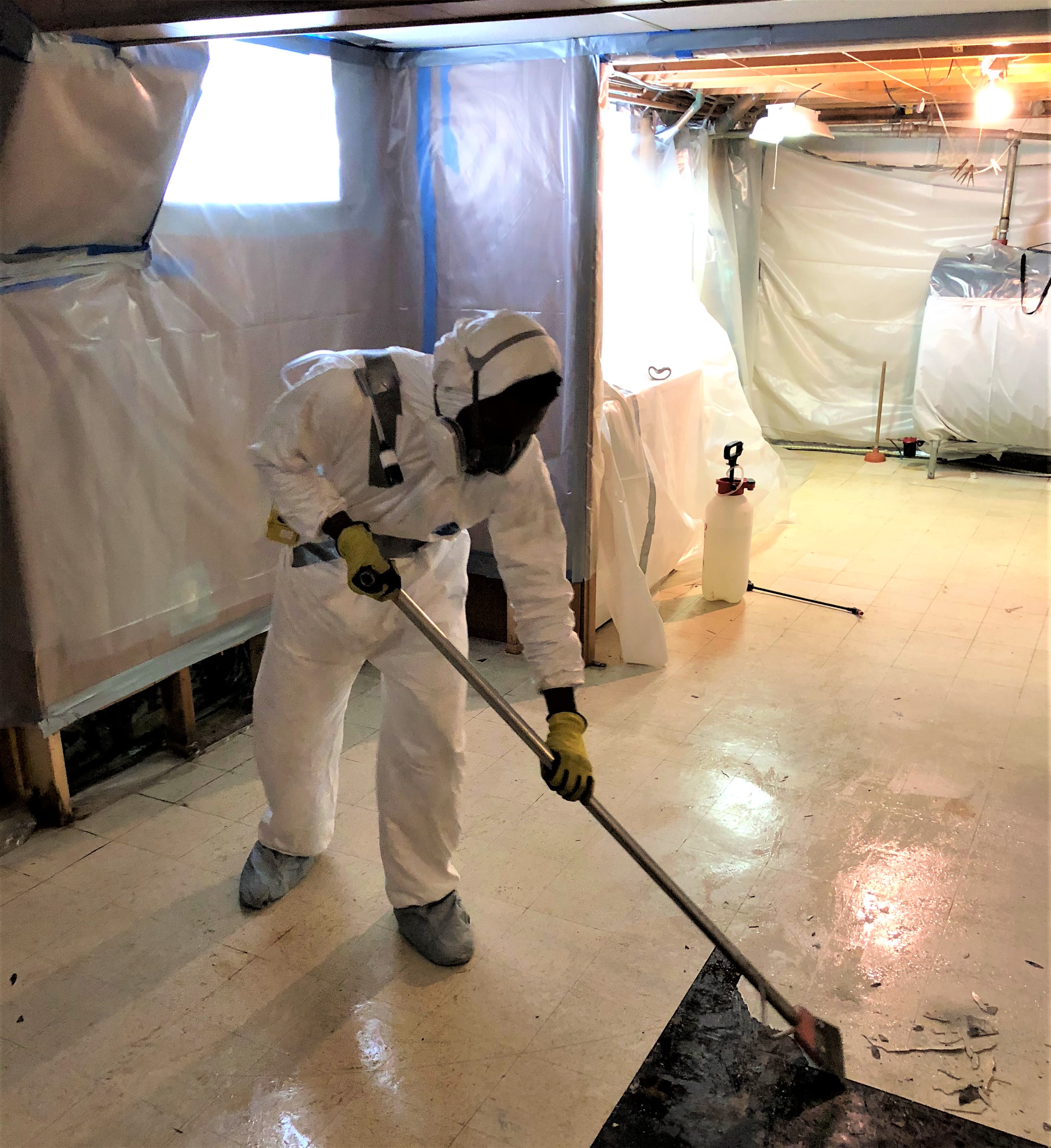 Asbestos abatement professionals